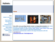 Tablet Screenshot of hallwin.com